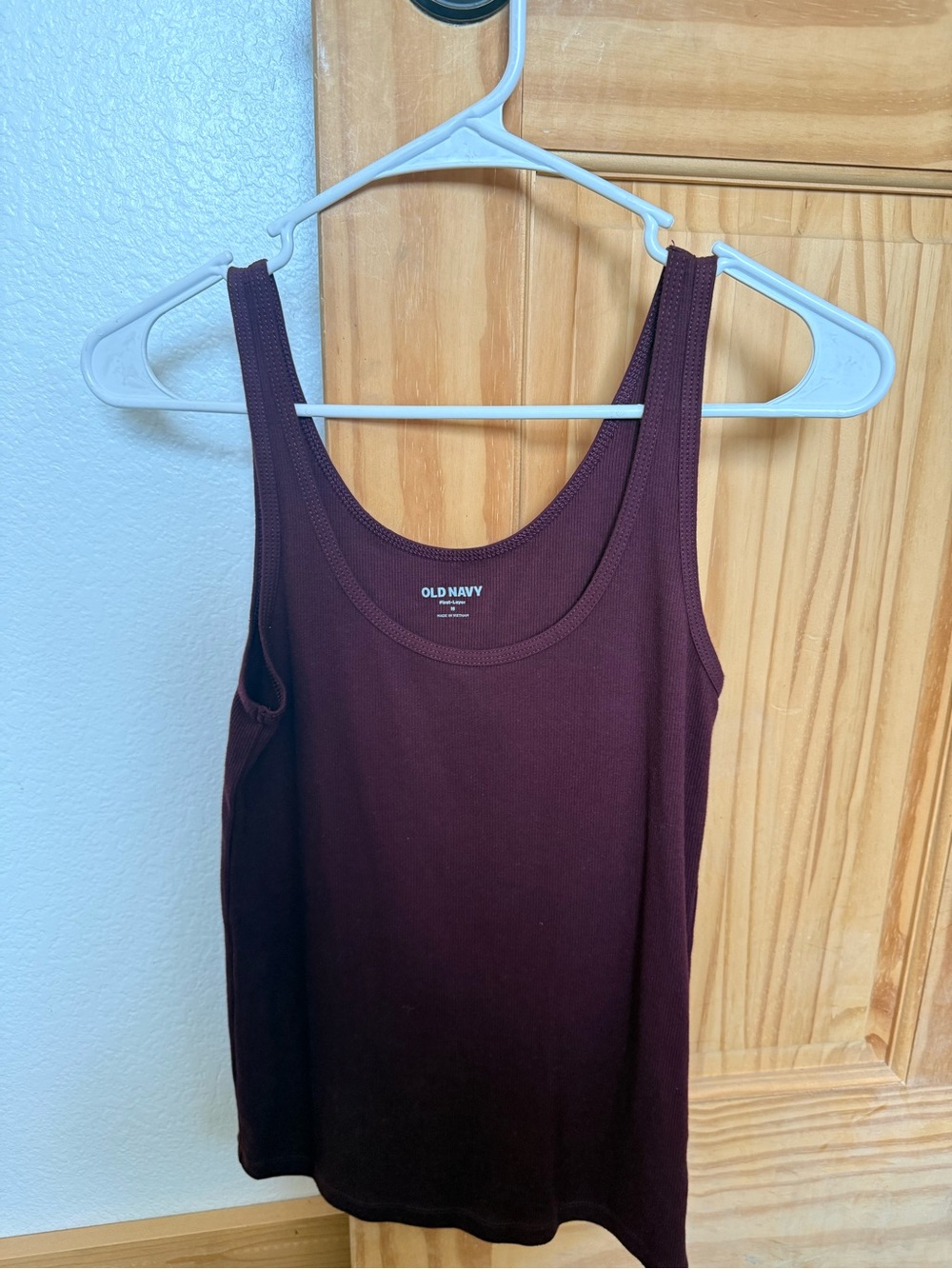 Old Navy Women's Ribbed Tank Top - Maroon